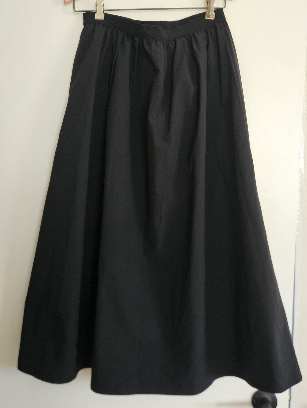 Uniqlo Womens Skirt M Maxi Pull On Minimalist Modest A-line Full Volume 28-29 in
